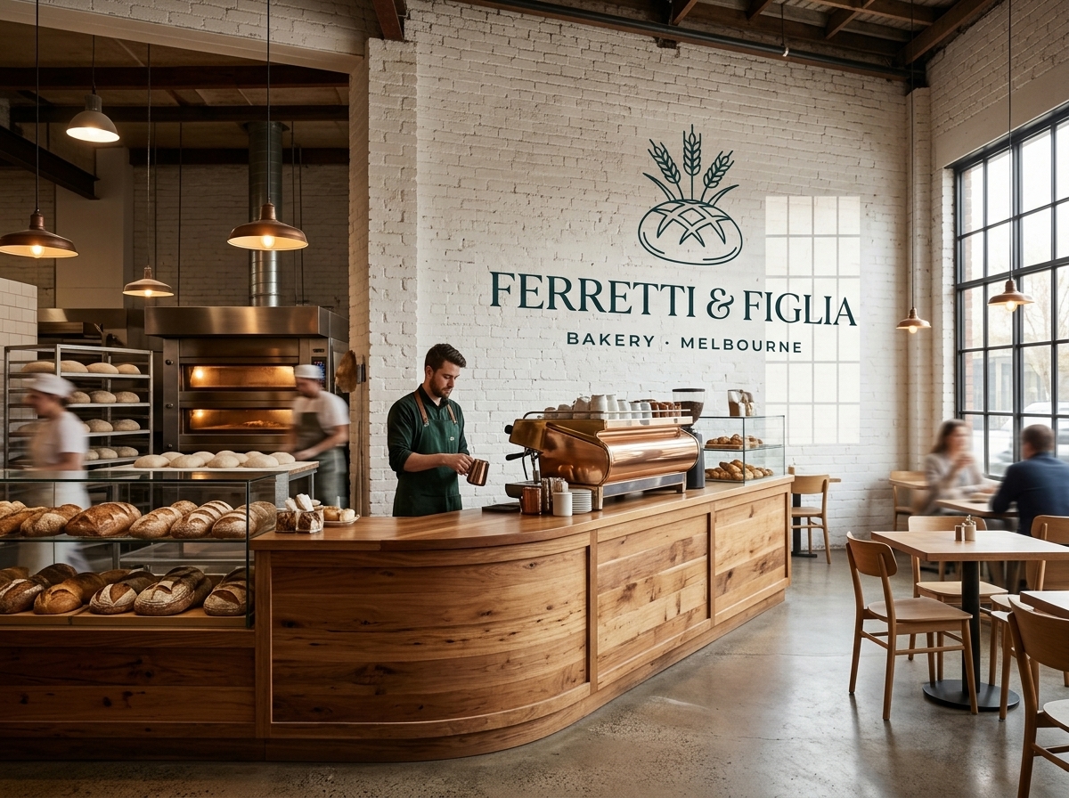 Brunswick East bakehouse & café interior